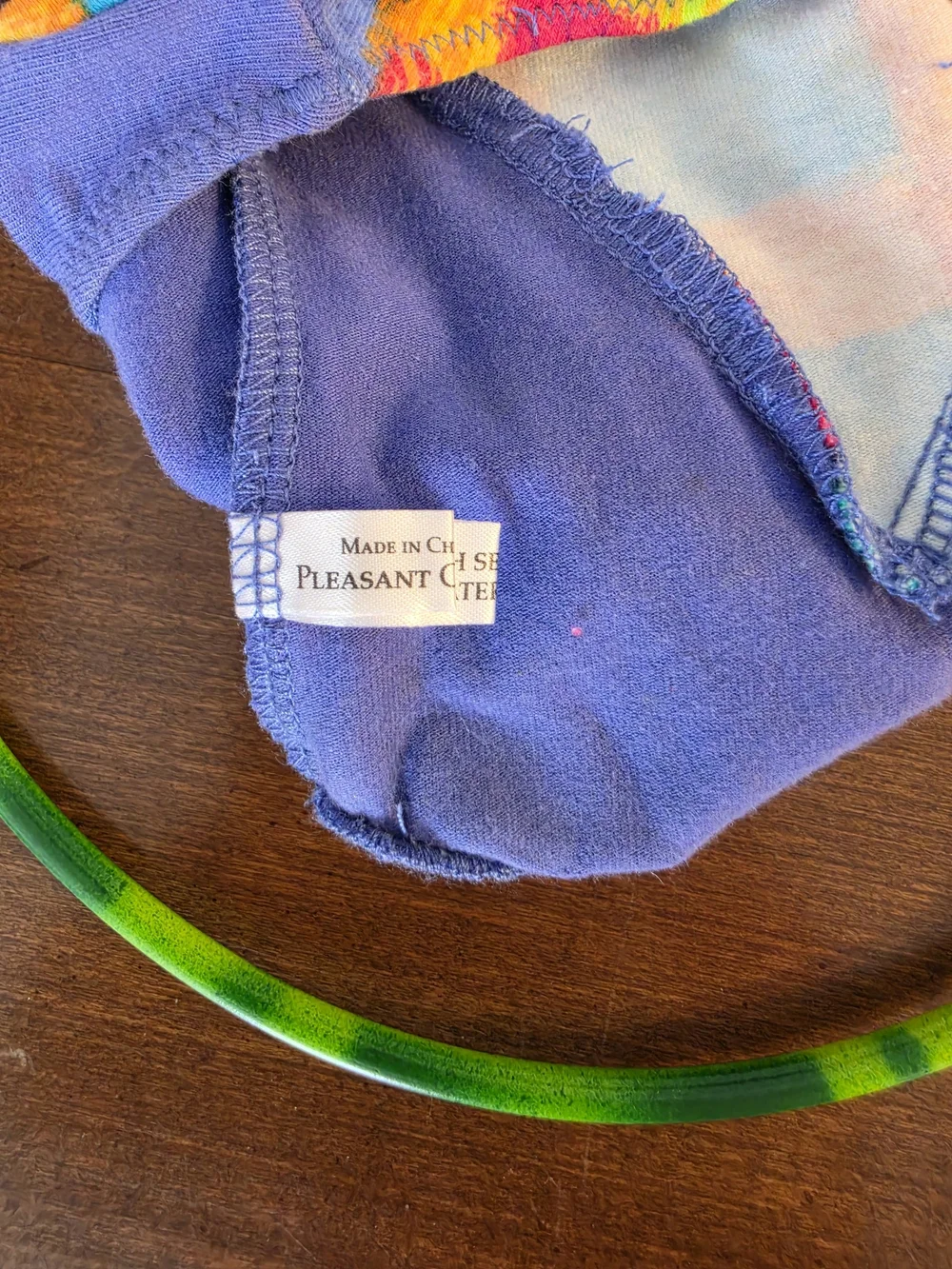 American Girl Blue Multicolor Gymnastics Leotard